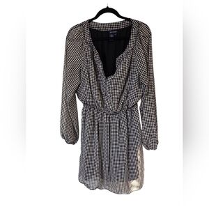 Black and White Checkered Dress